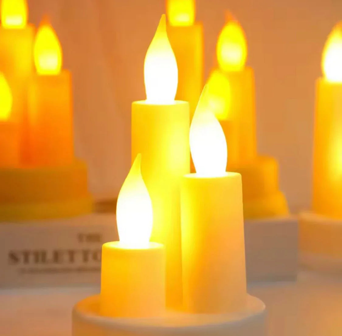 LED Flameless Candle for Home Decor Set