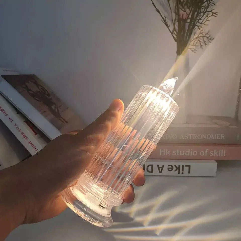 LED Flameless Candle Lamp - Elegant Home Decor