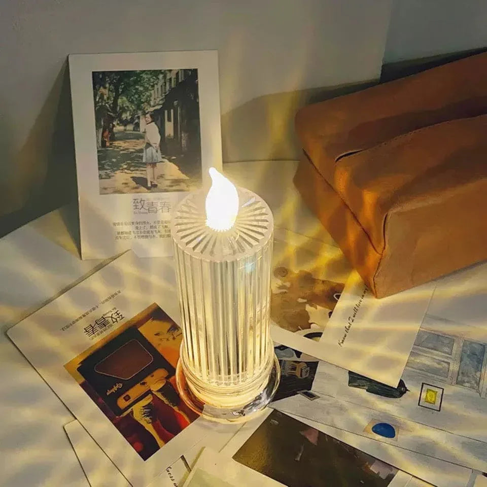 LED Flameless Candle Lamp - Elegant Home Decor