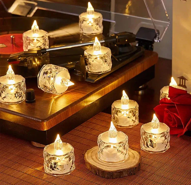LED Flameless Candle Lights - Safe & Decorative