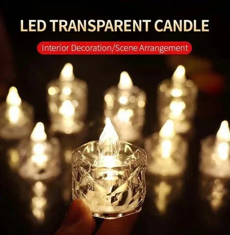 LED Flameless Candle Lights - Safe & Decorative