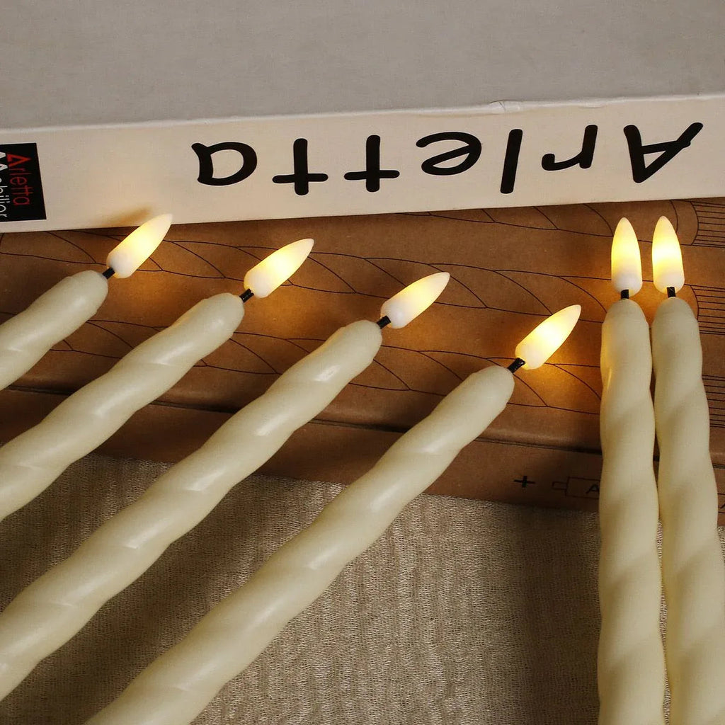LED Long Candle – Realistic Flickering Light (each)