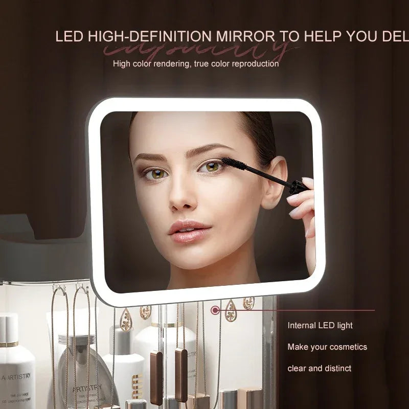 Desktop Cosmetic Storage Box Without Mirror