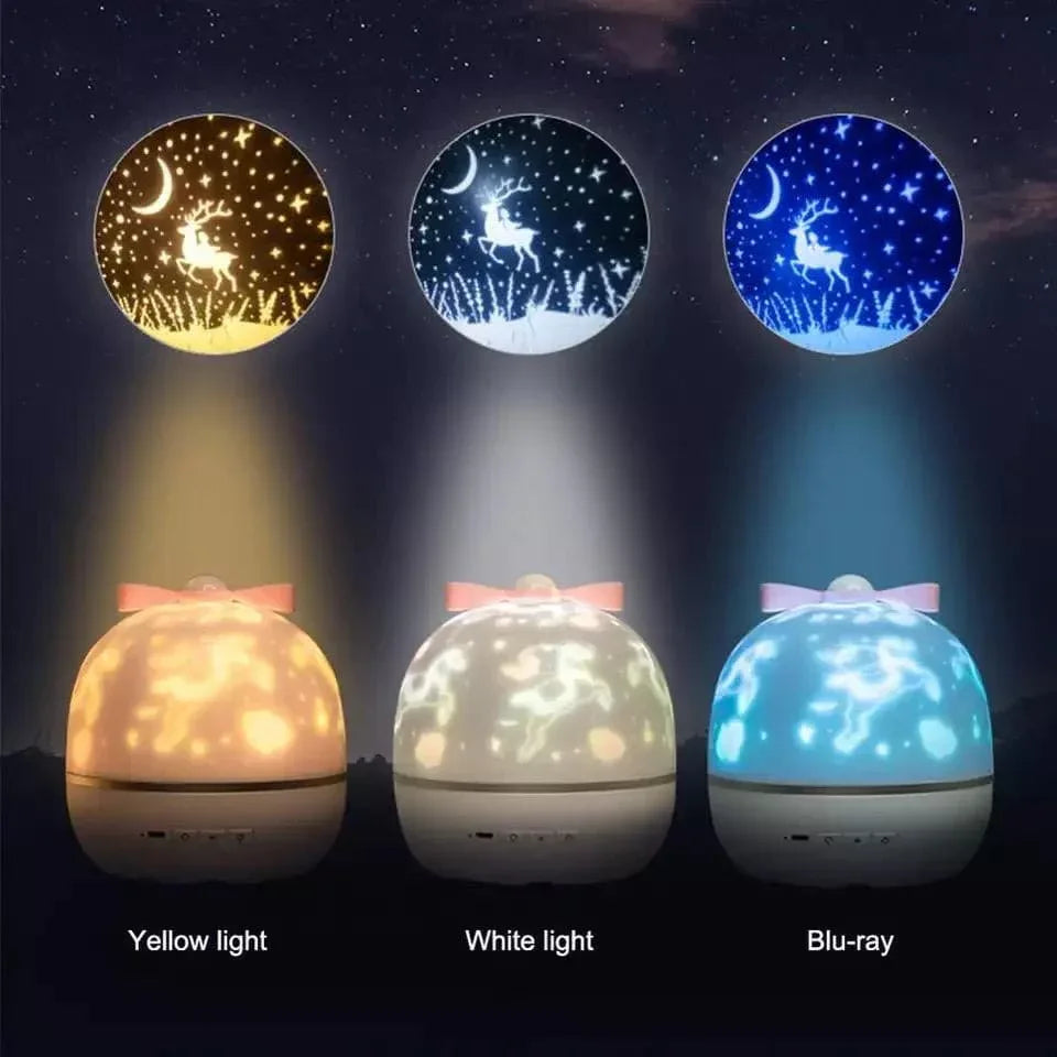 LED Night Light Projector with Unicorn Design