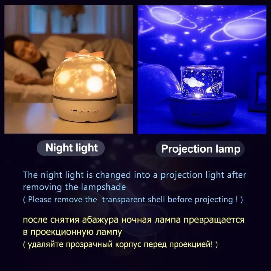 LED Night Light Projector with Unicorn Design