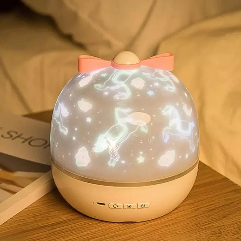 LED Night Light Projector with Unicorn Design