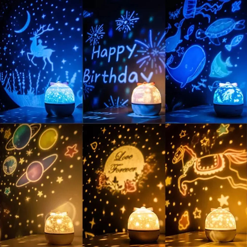 LED Night Light Projector with Unicorn Design