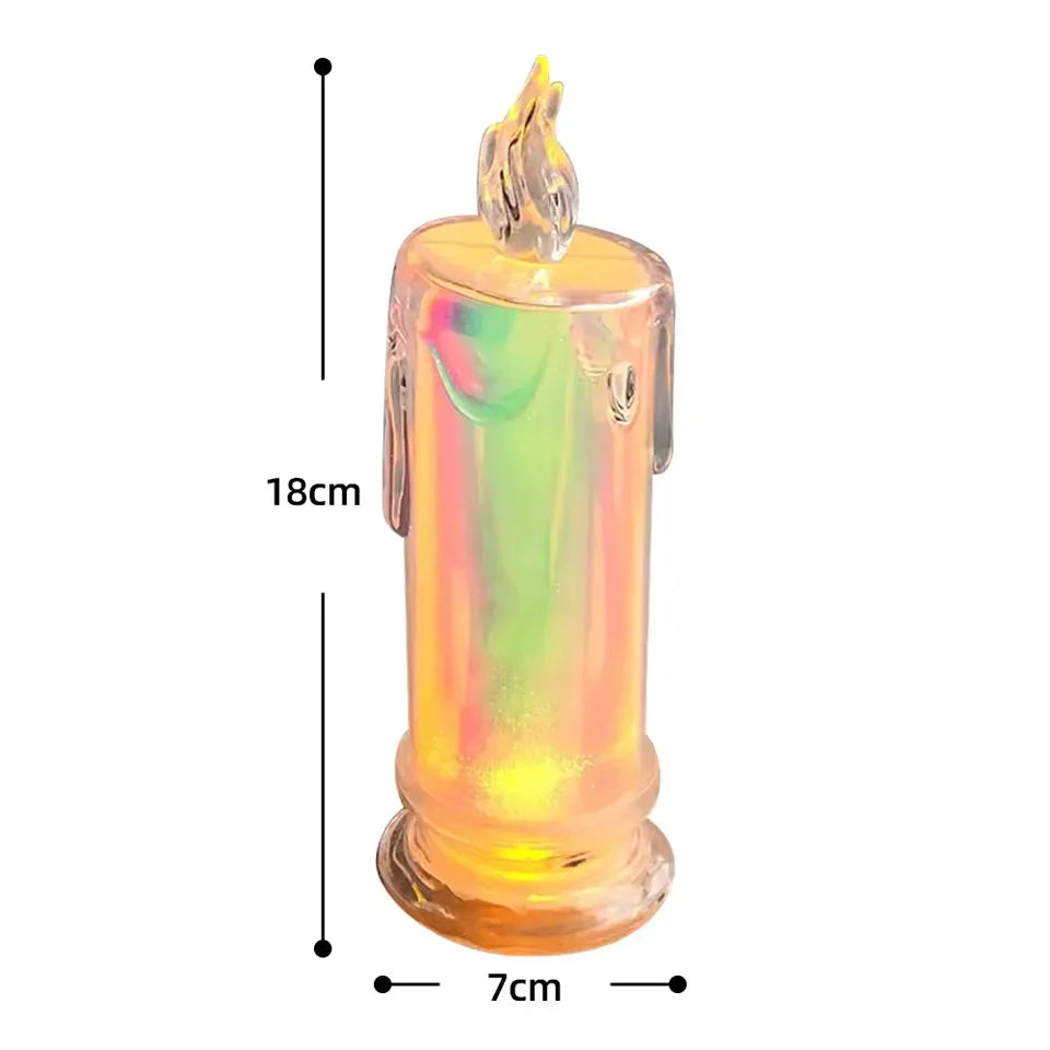 LED Pillar Candle Light with Flickering Flame
