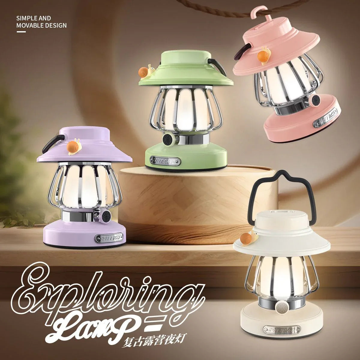 LED Rechargeable Lantern - Portable Outdoor Light