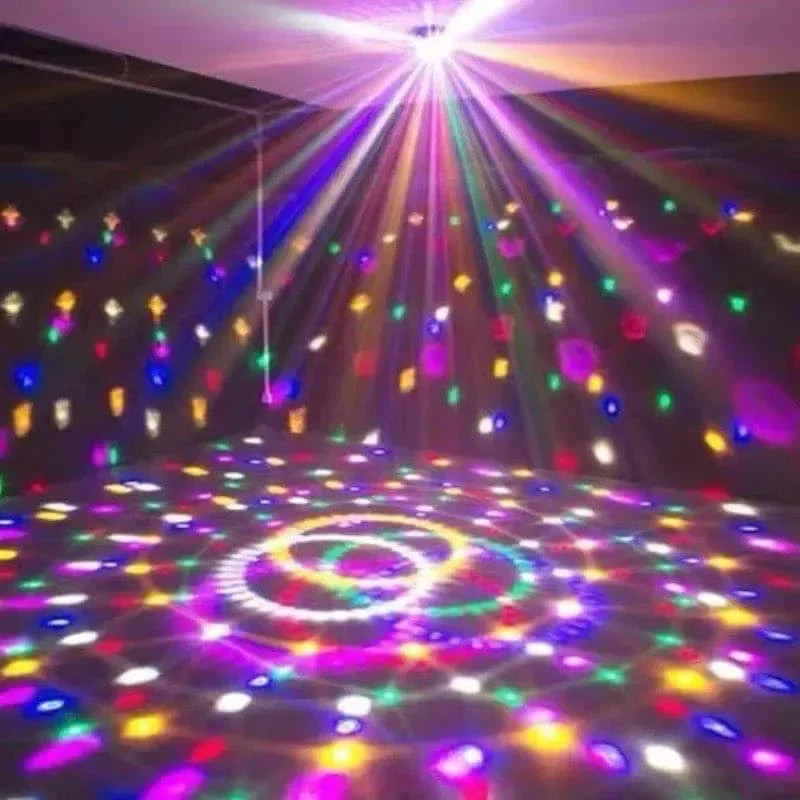 LED Rotating Disco Ball Light with Flexible Plug