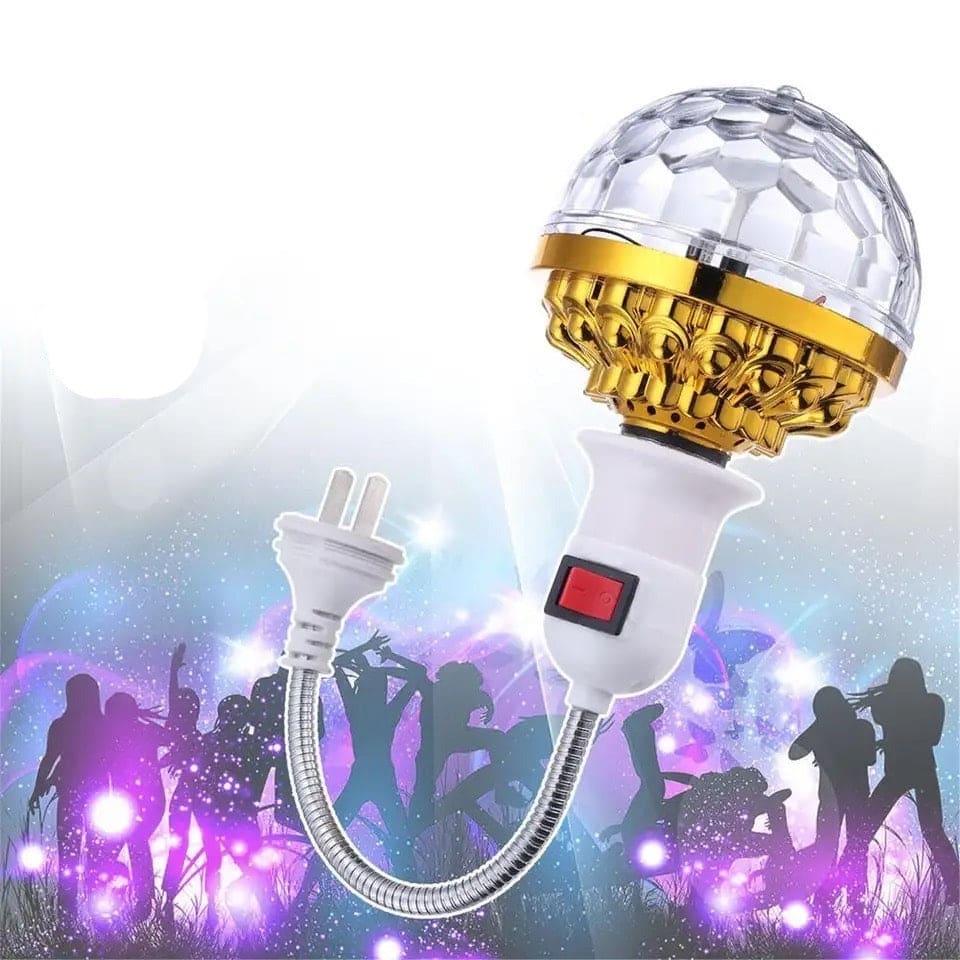 LED Rotating Disco Ball Light with Flexible Plug
