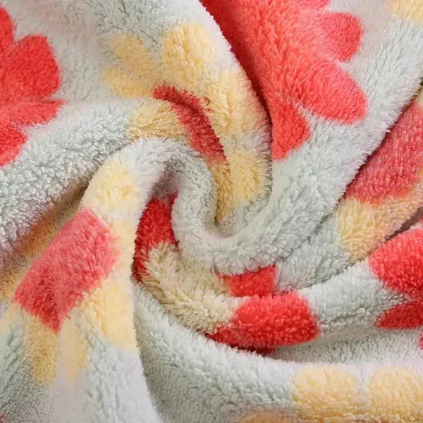 Floral cotton Face Towels - Soft 5pc Set