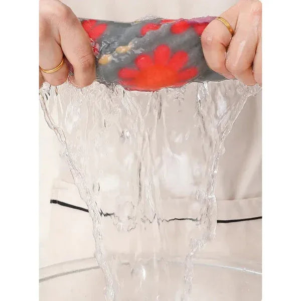 Floral cotton Face Towels - Soft 5pc Set
