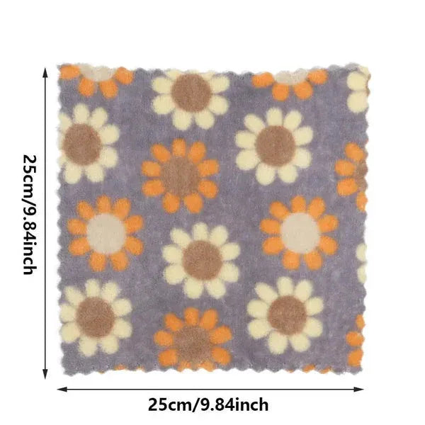 Floral cotton Face Towels - Soft 5pc Set