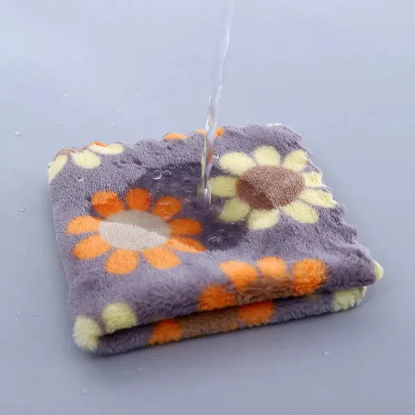 Floral cotton Face Towels - Soft 5pc Set