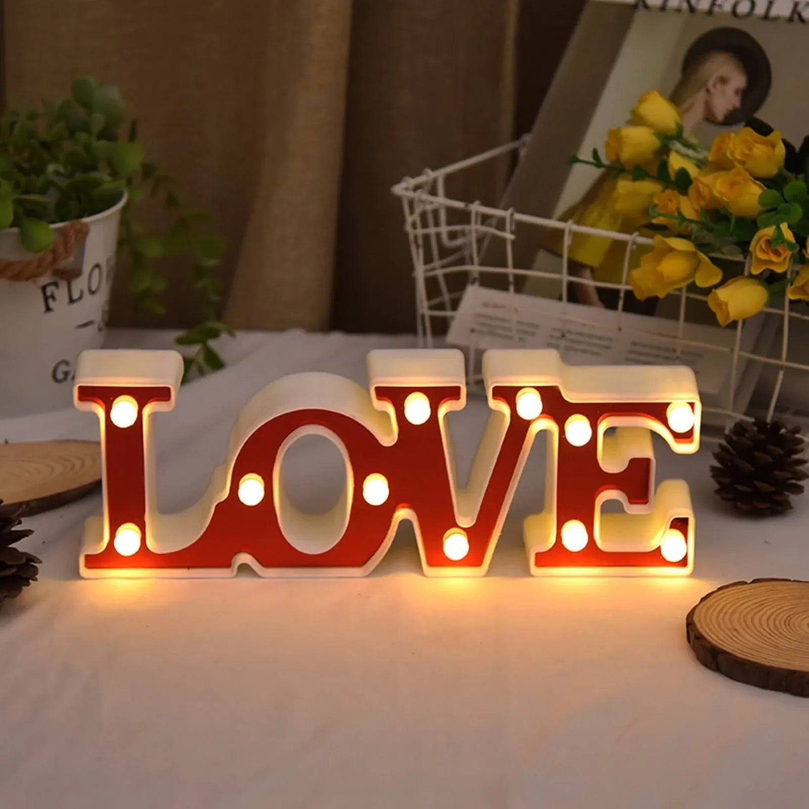 Love Marquee Lights for Bedroom Decor