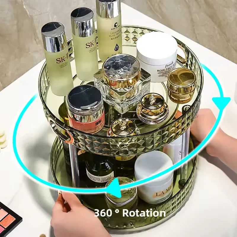 Luxury Cosmetics Storage Rack - Stylish & Durable