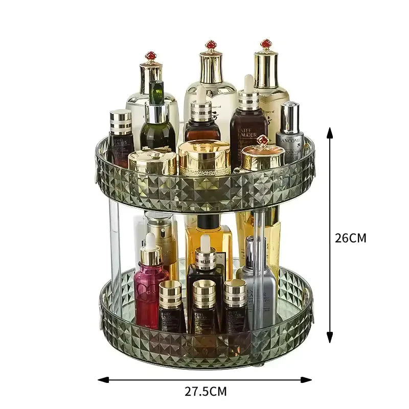 Luxury Cosmetics Storage Rack - Stylish & Durable