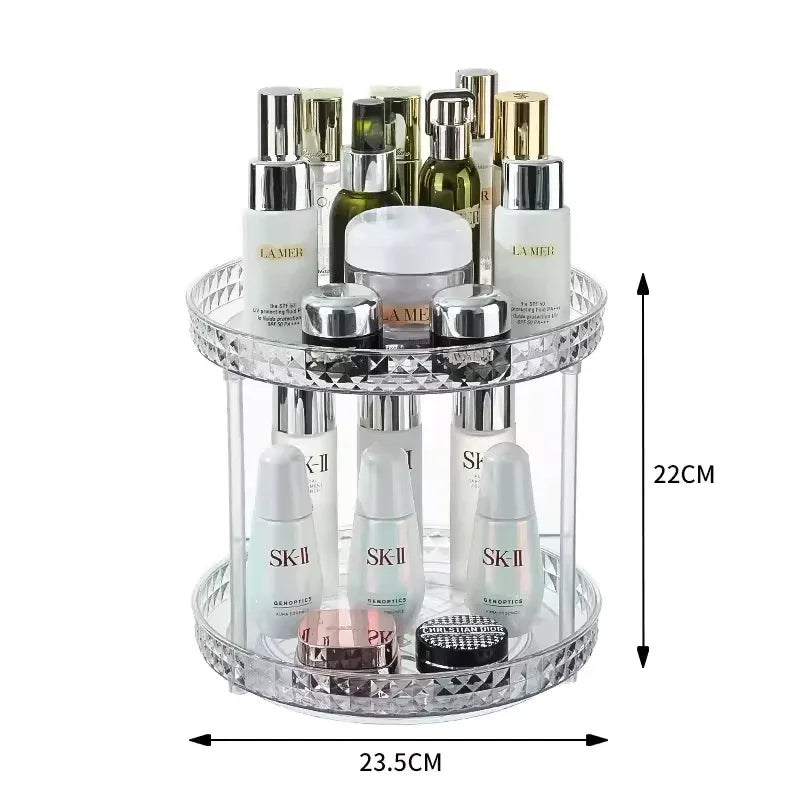 Luxury Cosmetics Storage Rack - Stylish & Durable