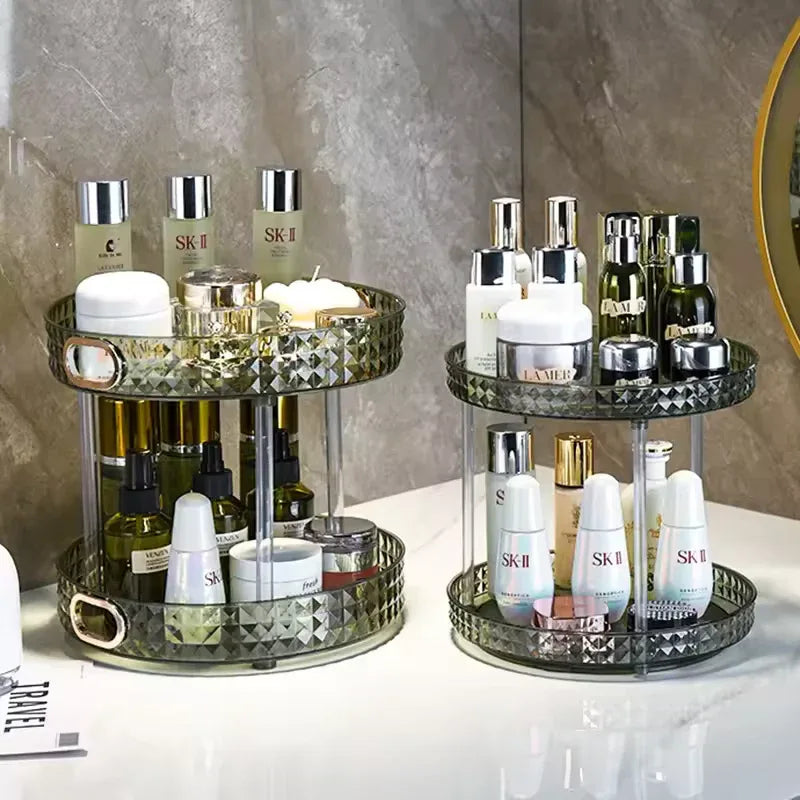 Luxury Cosmetics Storage Rack - Stylish & Durable