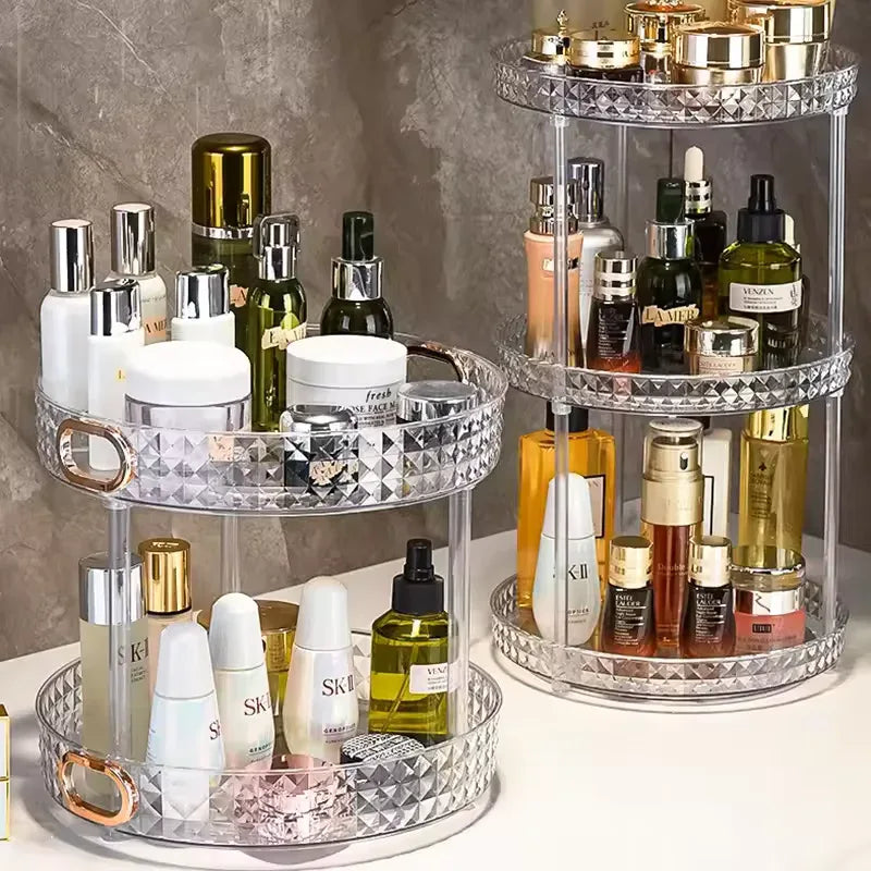Luxury Cosmetics Storage Rack - Stylish & Durable