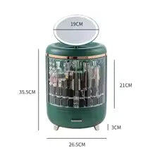 Luxury Makeup Organizer with LED Mirror