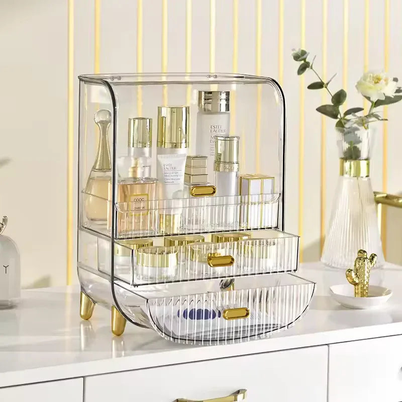 Luxury Makeup Storage Box with Drawers