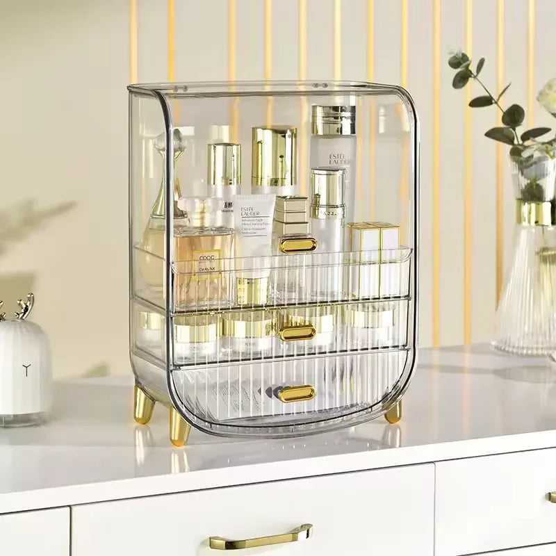 Luxury Makeup Storage Box with Drawers