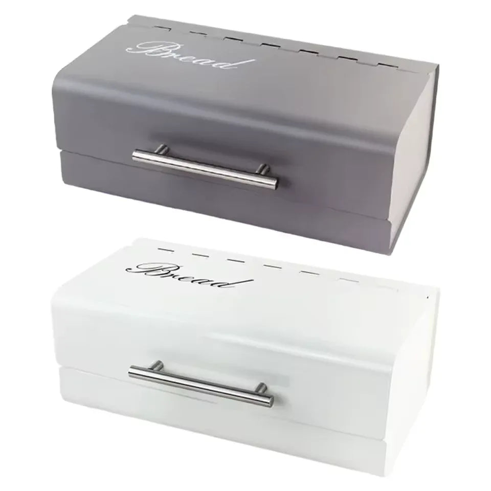 Luxury Metal Bread Box Storage Case