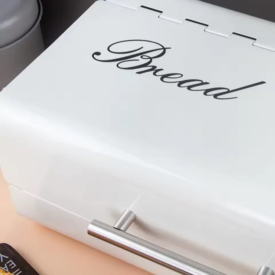 Luxury Metal Bread Box Storage Case