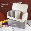Luxury Metal Bread Box Storage Case