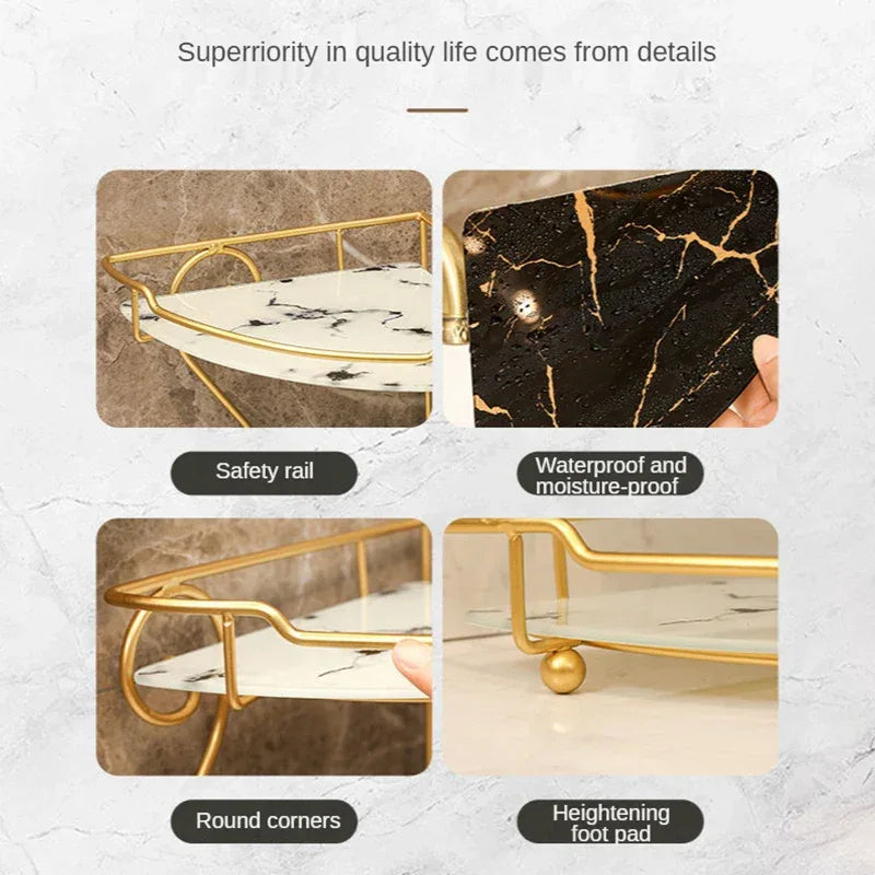 Luxury Vanity Shelf for Bathroom - Elegant