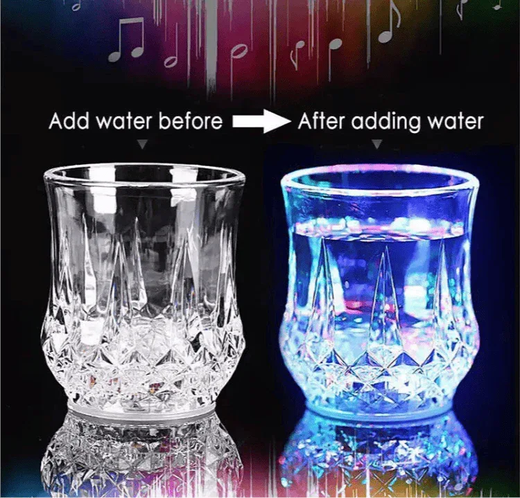 Magic Light Up Acrylic Mug - Colorful Pineapple Cup