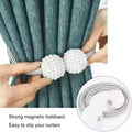 Pack of 2 Magnetic Curtain Holders - Strong Hold