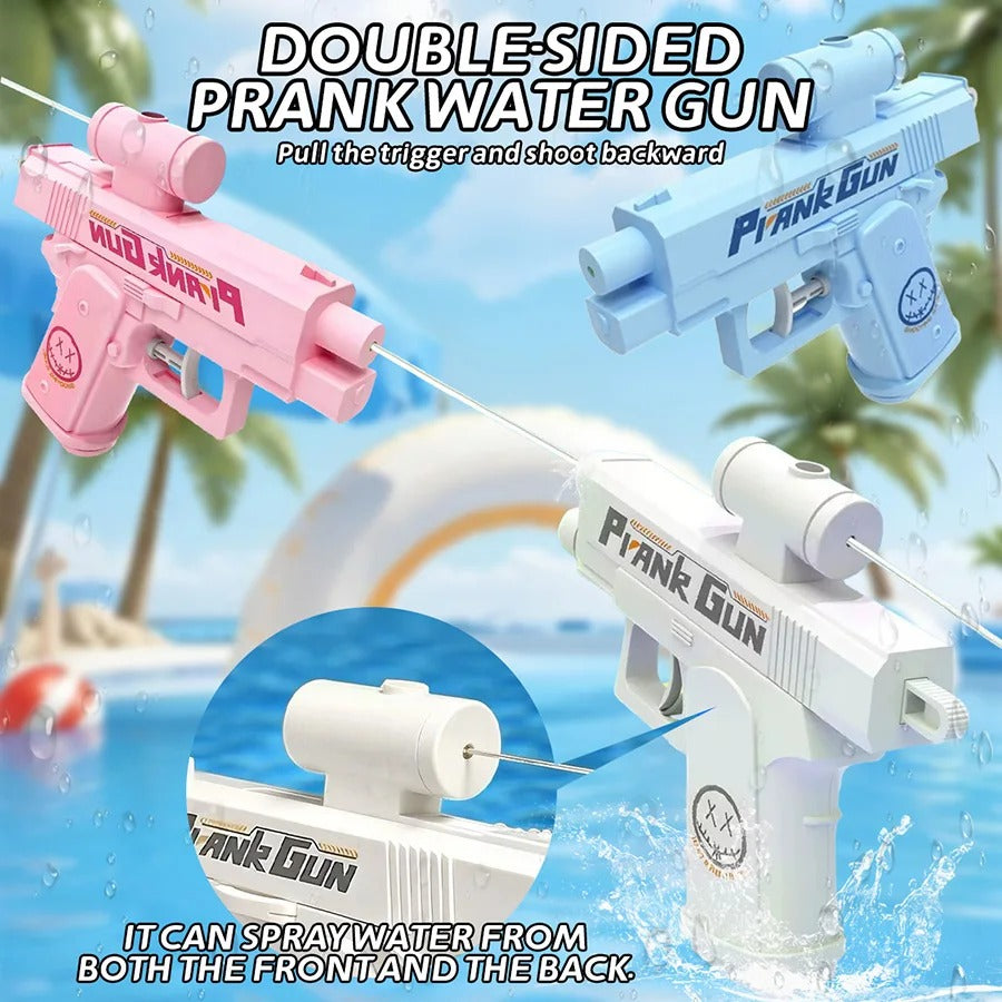 Prank Water Gun – Compact Back-Shooting Squirt Toy