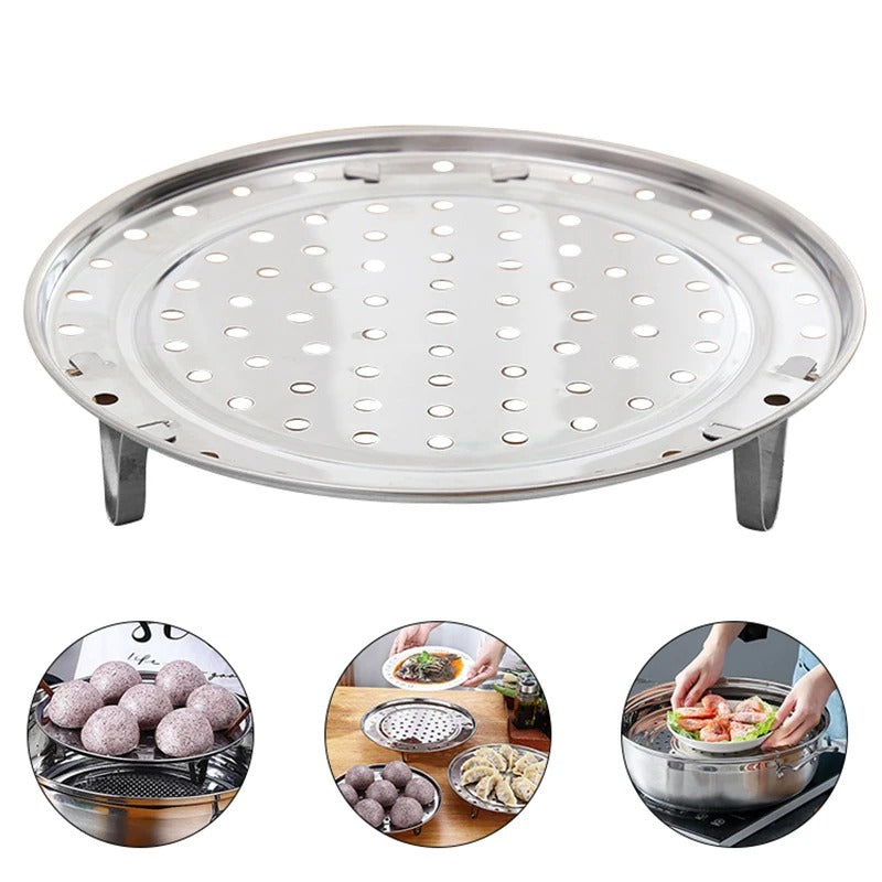 Stainless Steel Multifunctional Steamer Rack & Stand
