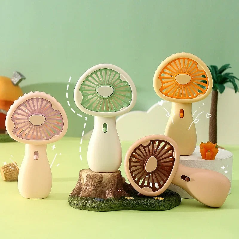 Portable Mini Handheld Cartoon Fan & Desktop Electric Fan