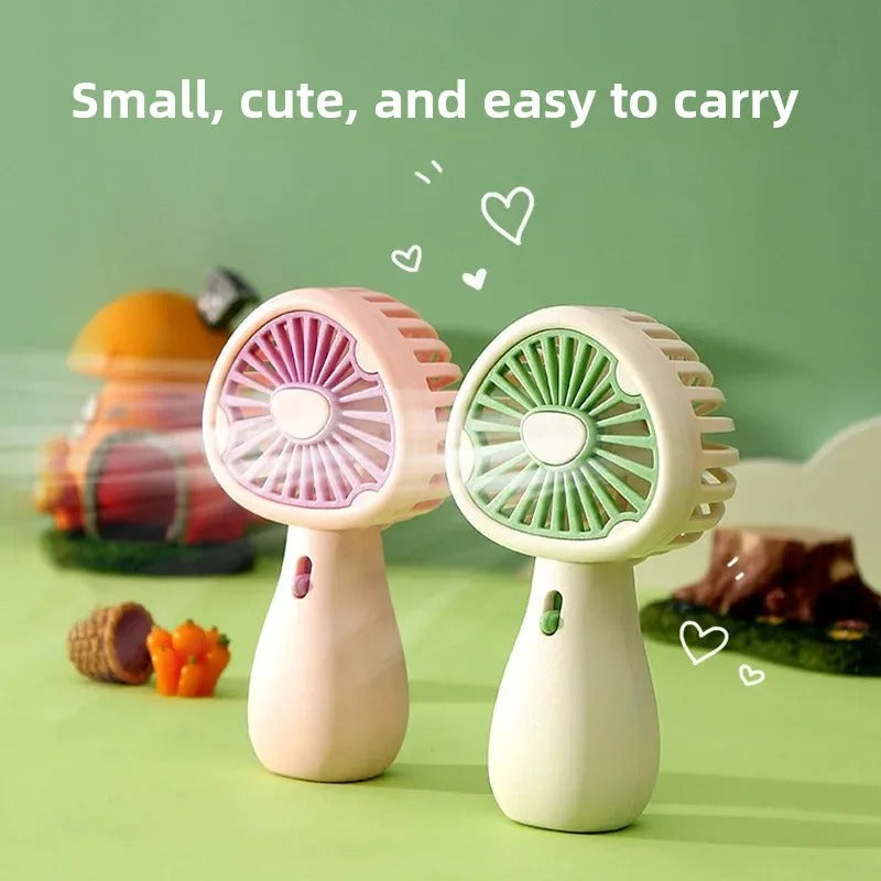 Portable Mini Handheld Cartoon Fan & Desktop Electric Fan
