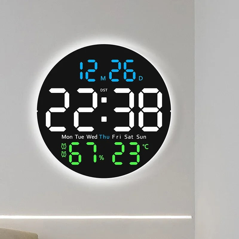 10-Inch Smart LED Digital Wall Clock – Modern Room Decor