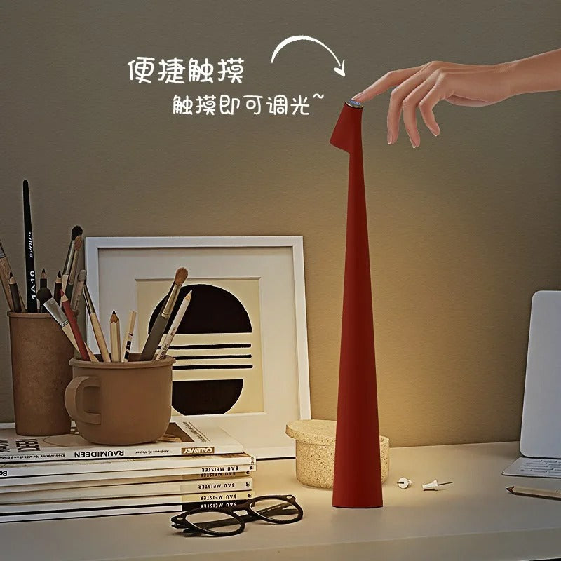 Portable LED Touch Lamp – Dimmable Wireless Light (Random Color)