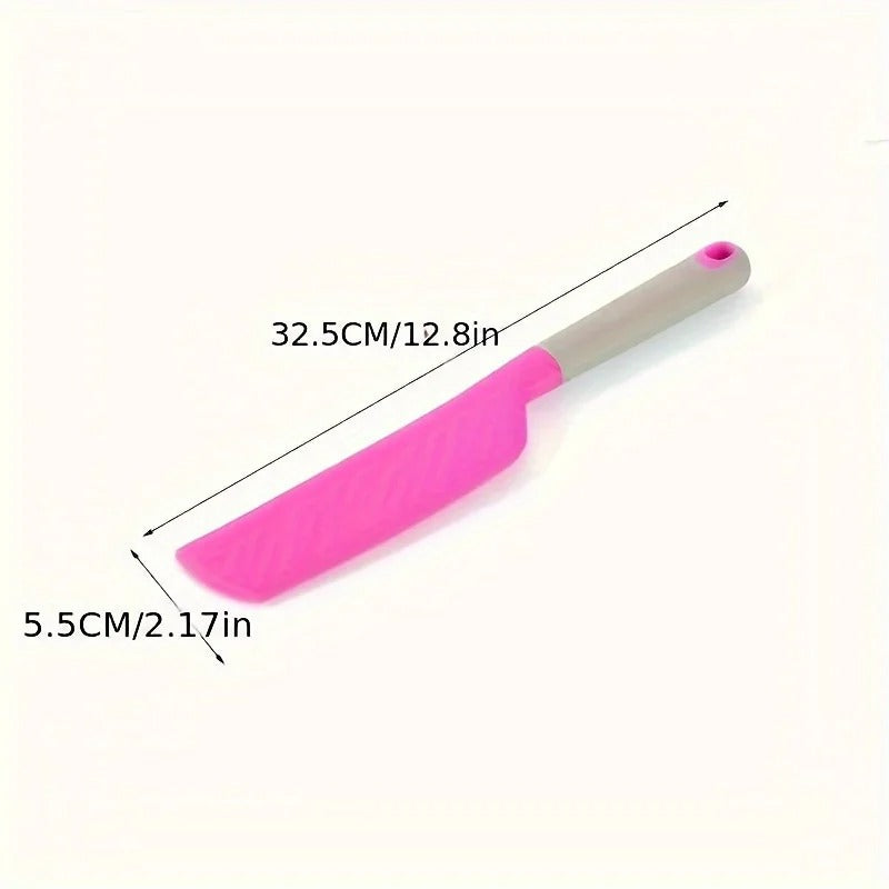 Premium Silicone Cake Spatula & Heat-Resistant & Non-Stick Baking Tool
