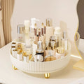 360° Rotating Luxury Cosmetic Organizer Tray – Makeup & Skincare Storage