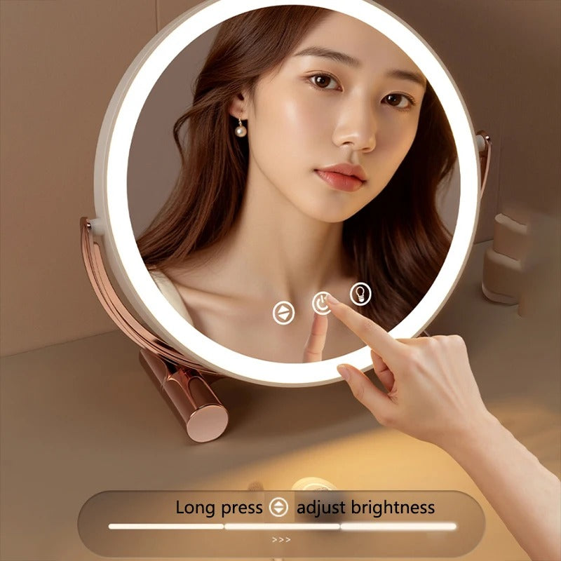 Premium LED Desktop Makeup Studio Mirror