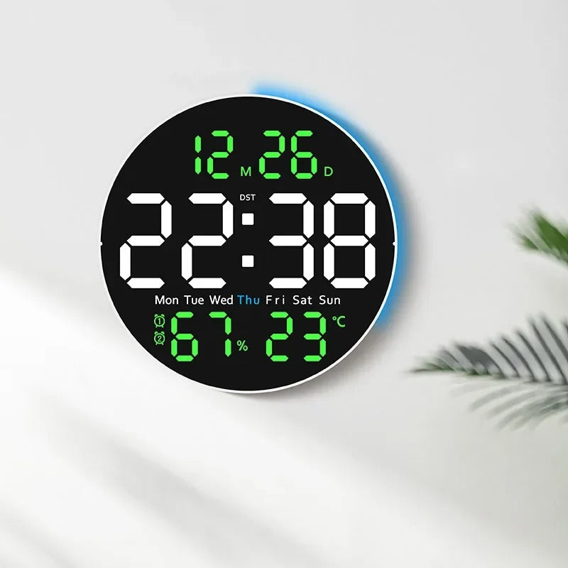 10-Inch Smart LED Digital Wall Clock – Modern Room Decor