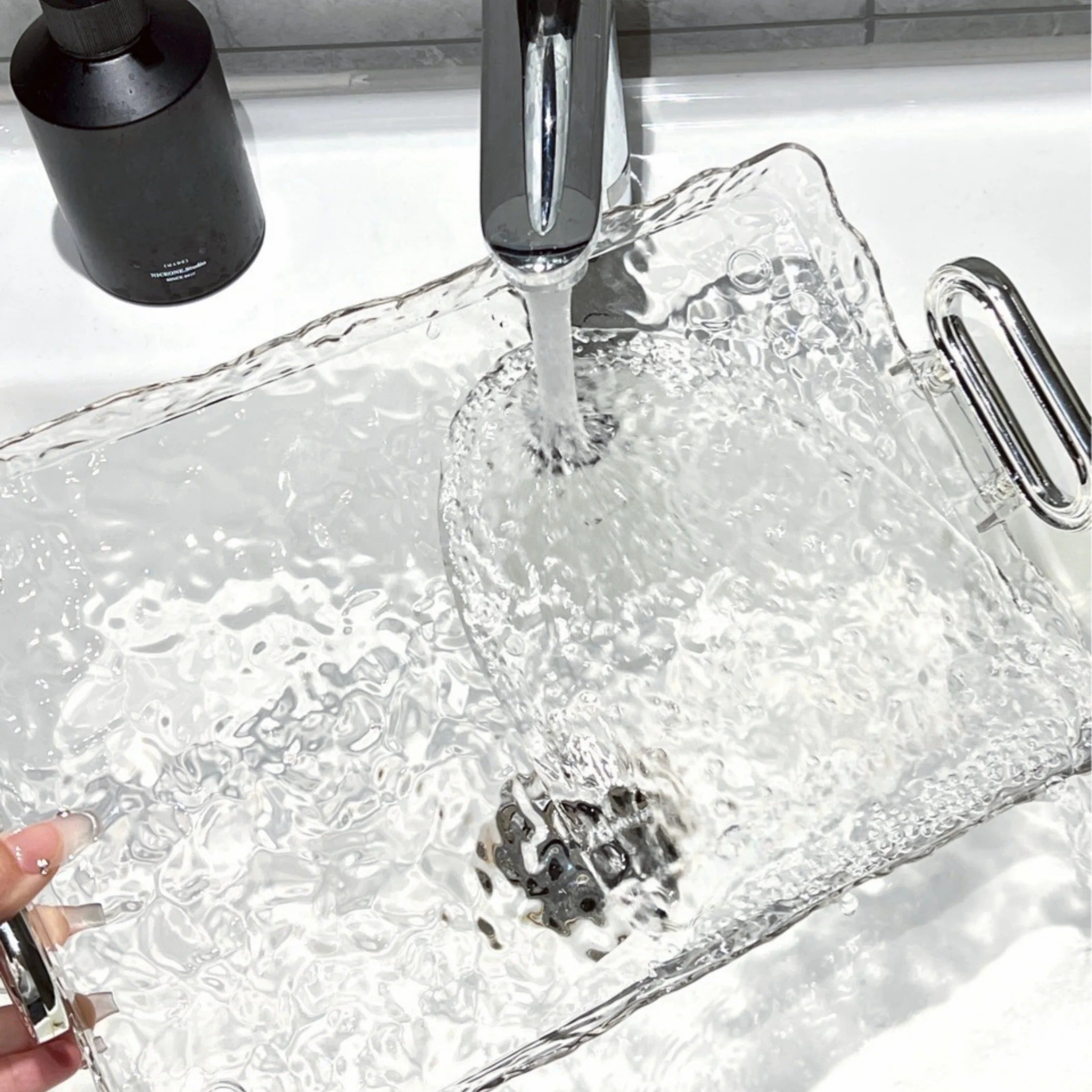 Water Ripple Luxury Storage Tray – Elegant Serving Tray