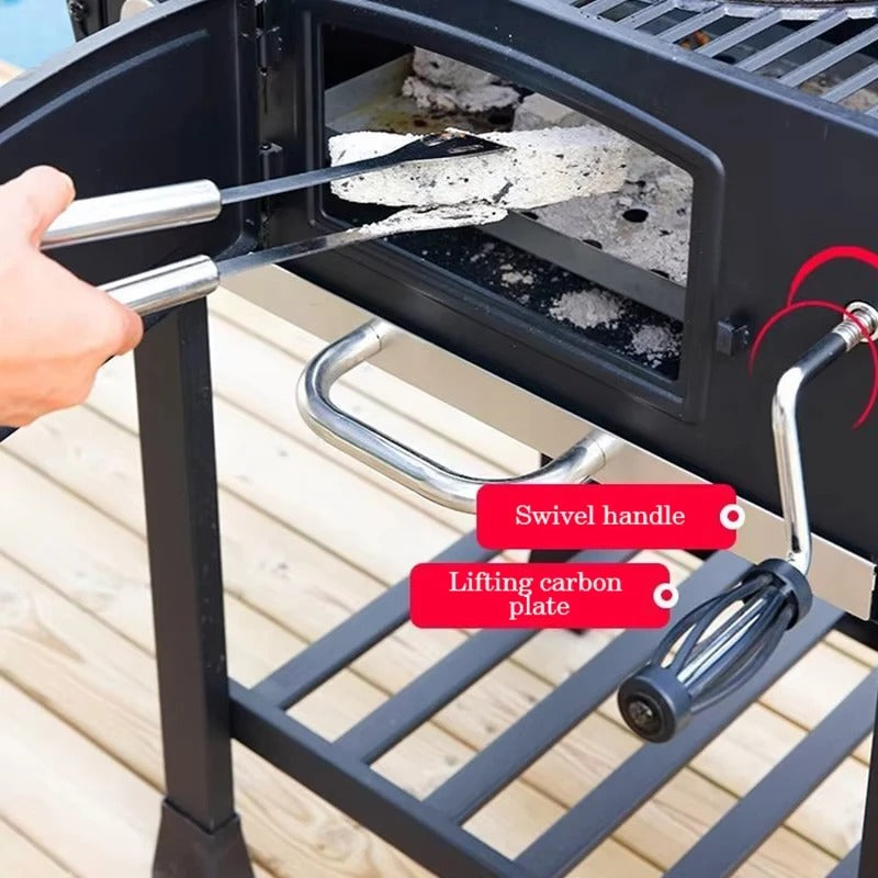 Ultimate Monster Charcoal BBQ Grill with Double Handles