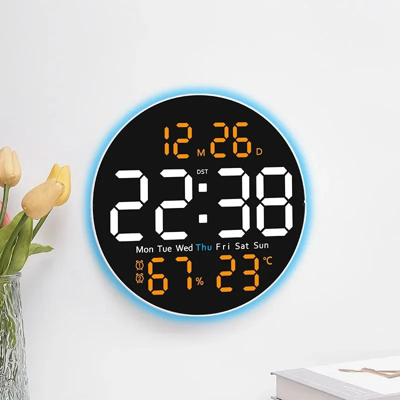 10-Inch Smart LED Digital Wall Clock – Modern Room Decor