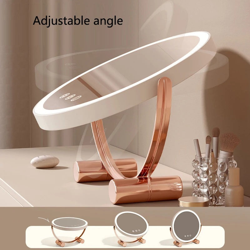 Premium LED Desktop Makeup Studio Mirror