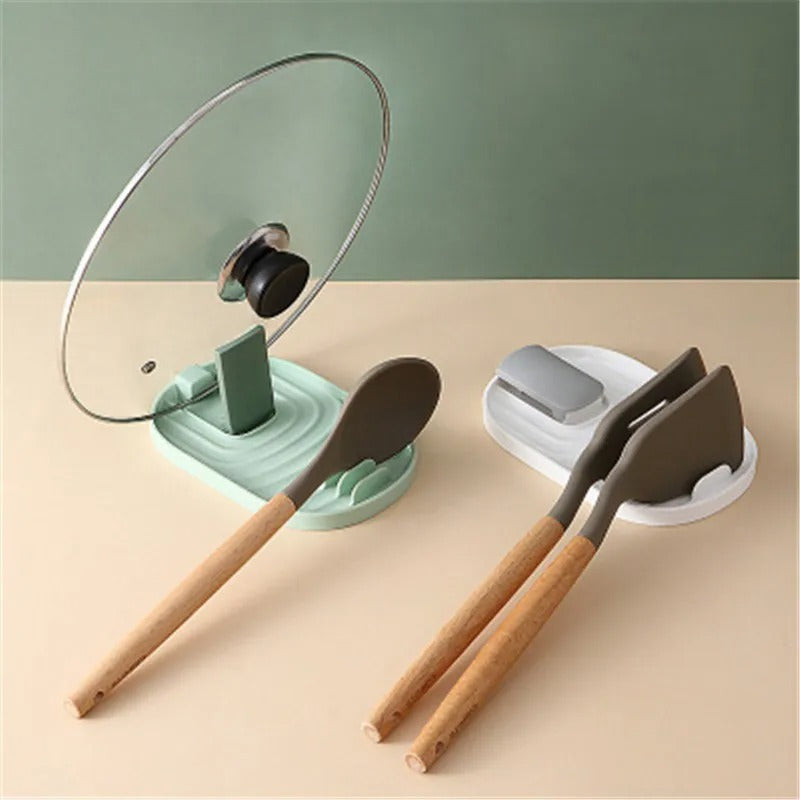 Punch-Free Pot Lid Storage Rack – Kitchen Organizer Stand