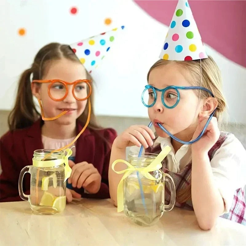 Fun Eye-Glasses Drinking Straw